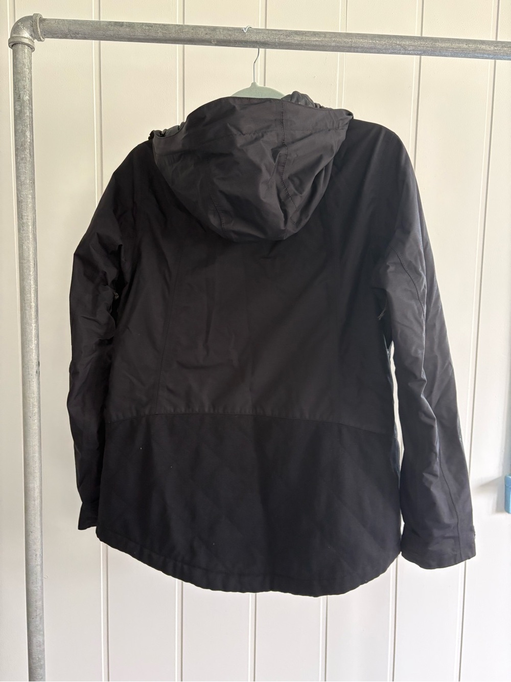Columbia Black Hooded Ski & Snow Jacket